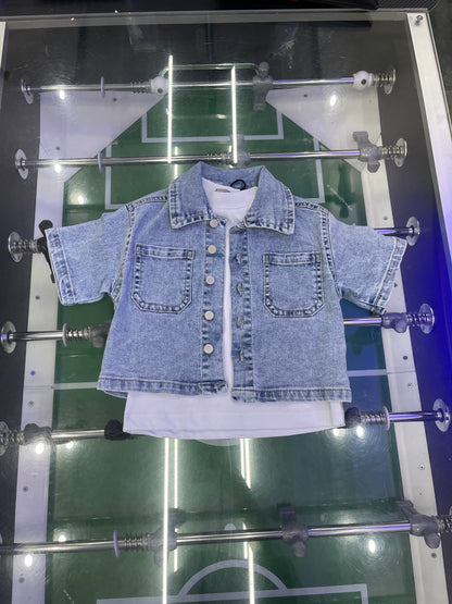 COORDINATO DENIM BLU