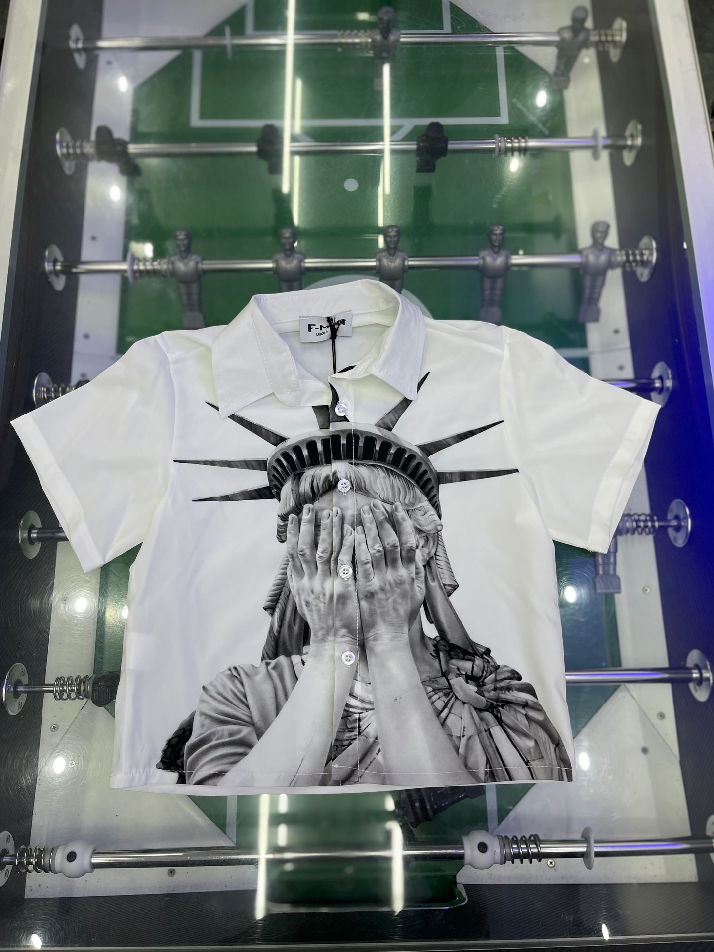 CAMICIA STAMPA BIANCA