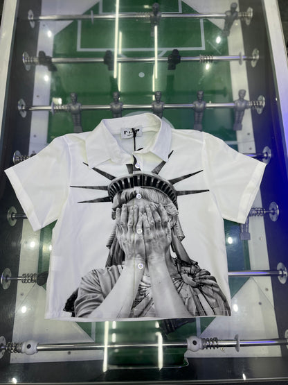CAMICIA STAMPA BIANCA
