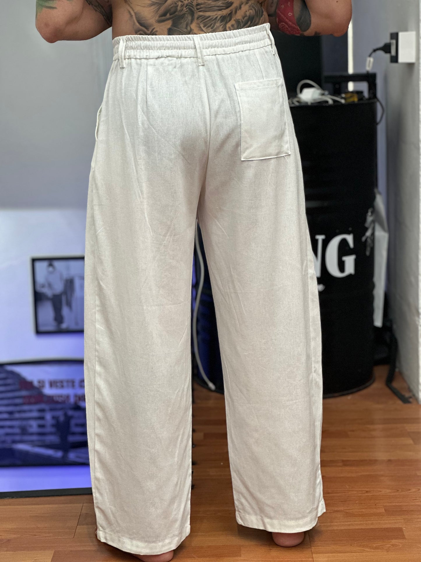 JAPANE PENCE BIANCO IN LINO