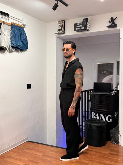 COORDINATO TOKYO IN LINO NERO