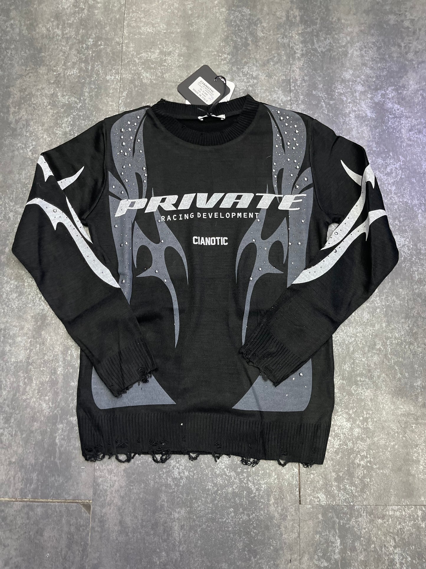 MAGLIONE CIANOTIC IN FILO