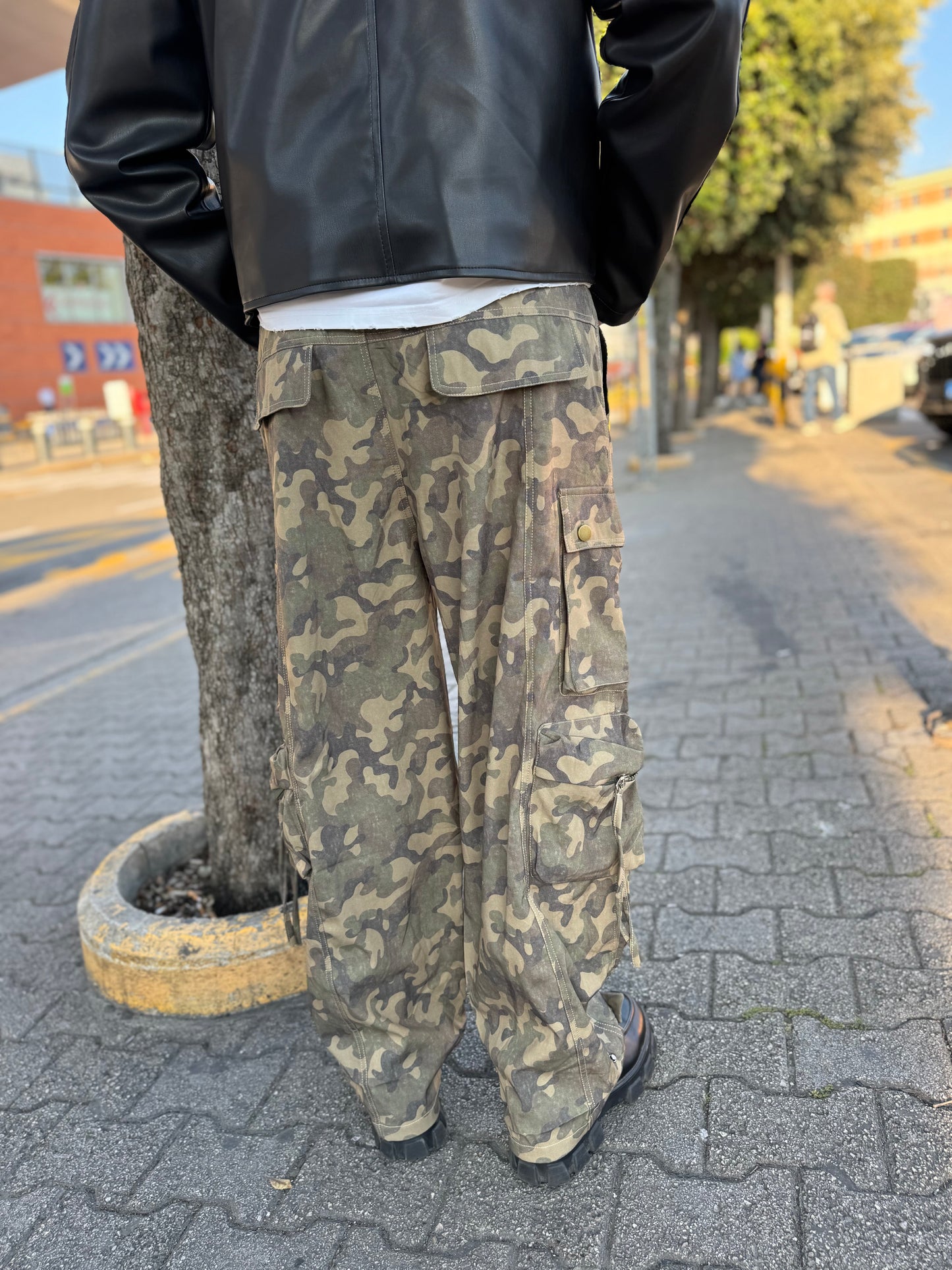 PANTALACCIO CARGO MIMETICO