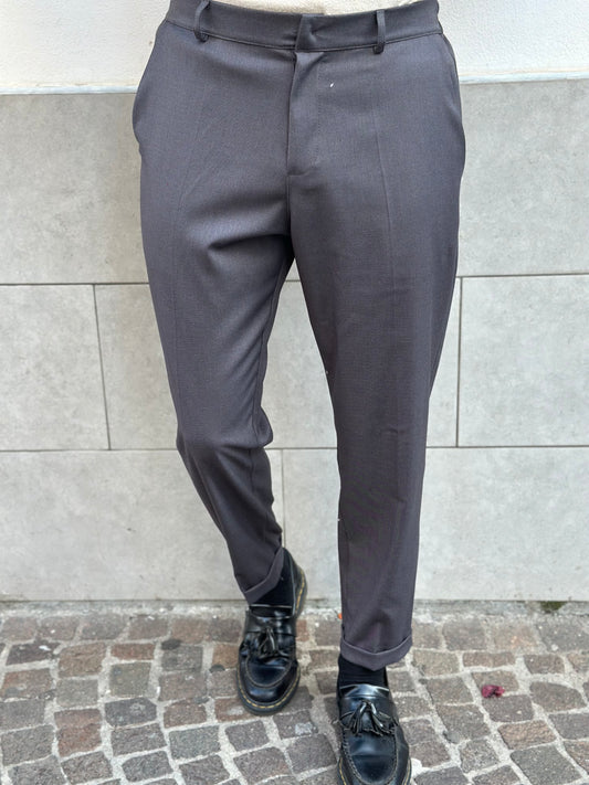 PANTALONE CAPRI PIOMBO