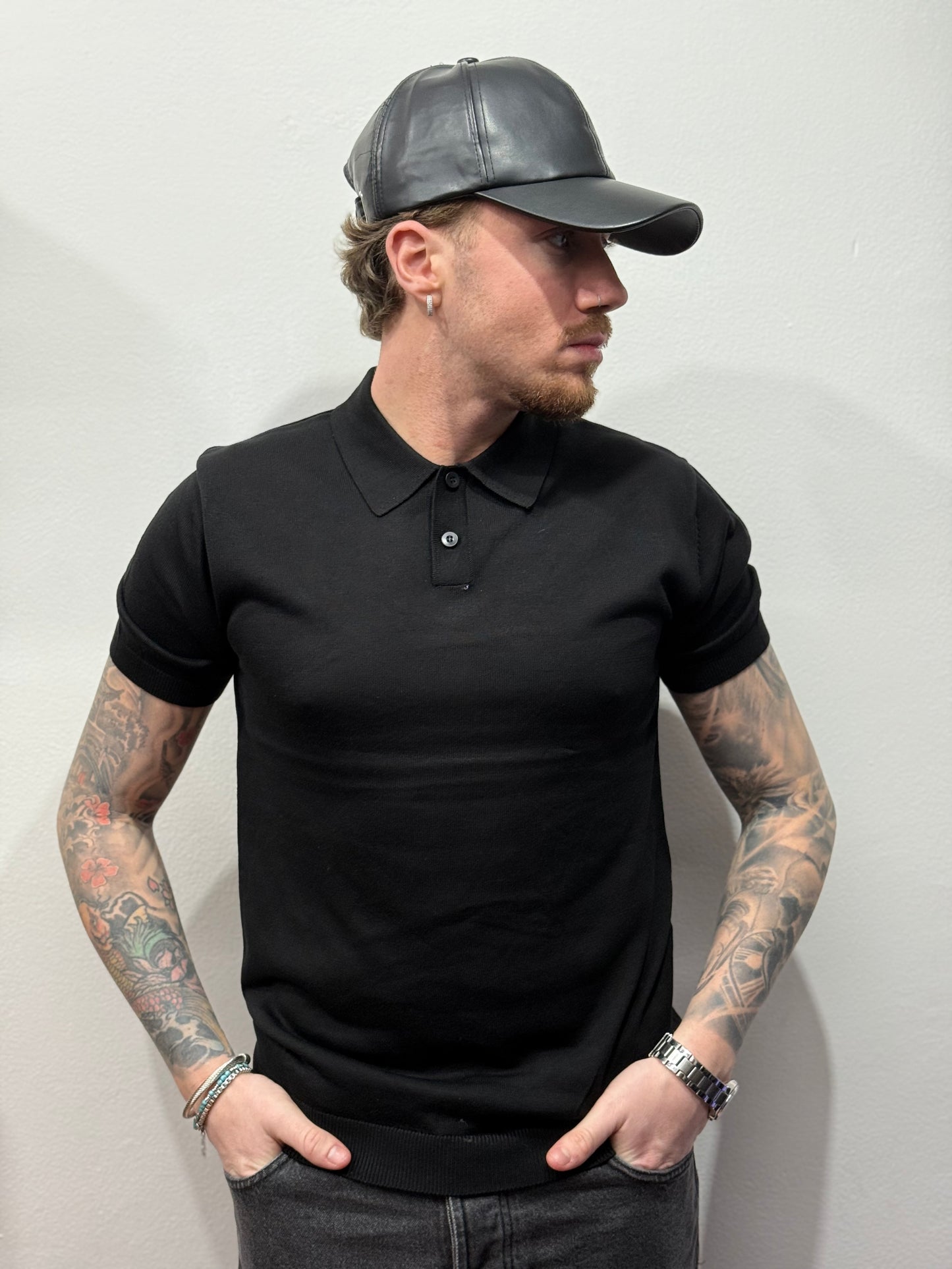 POLO IN FILO NERA