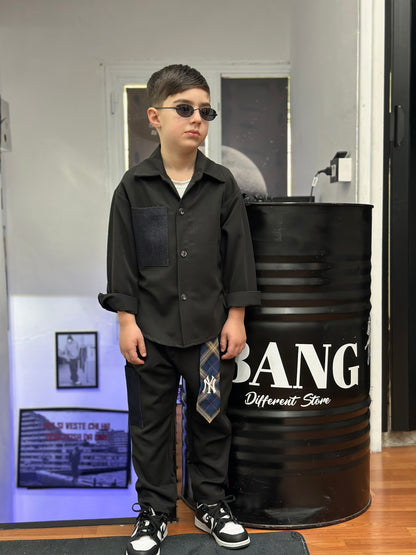 COORDINATO BLACK E JEANS