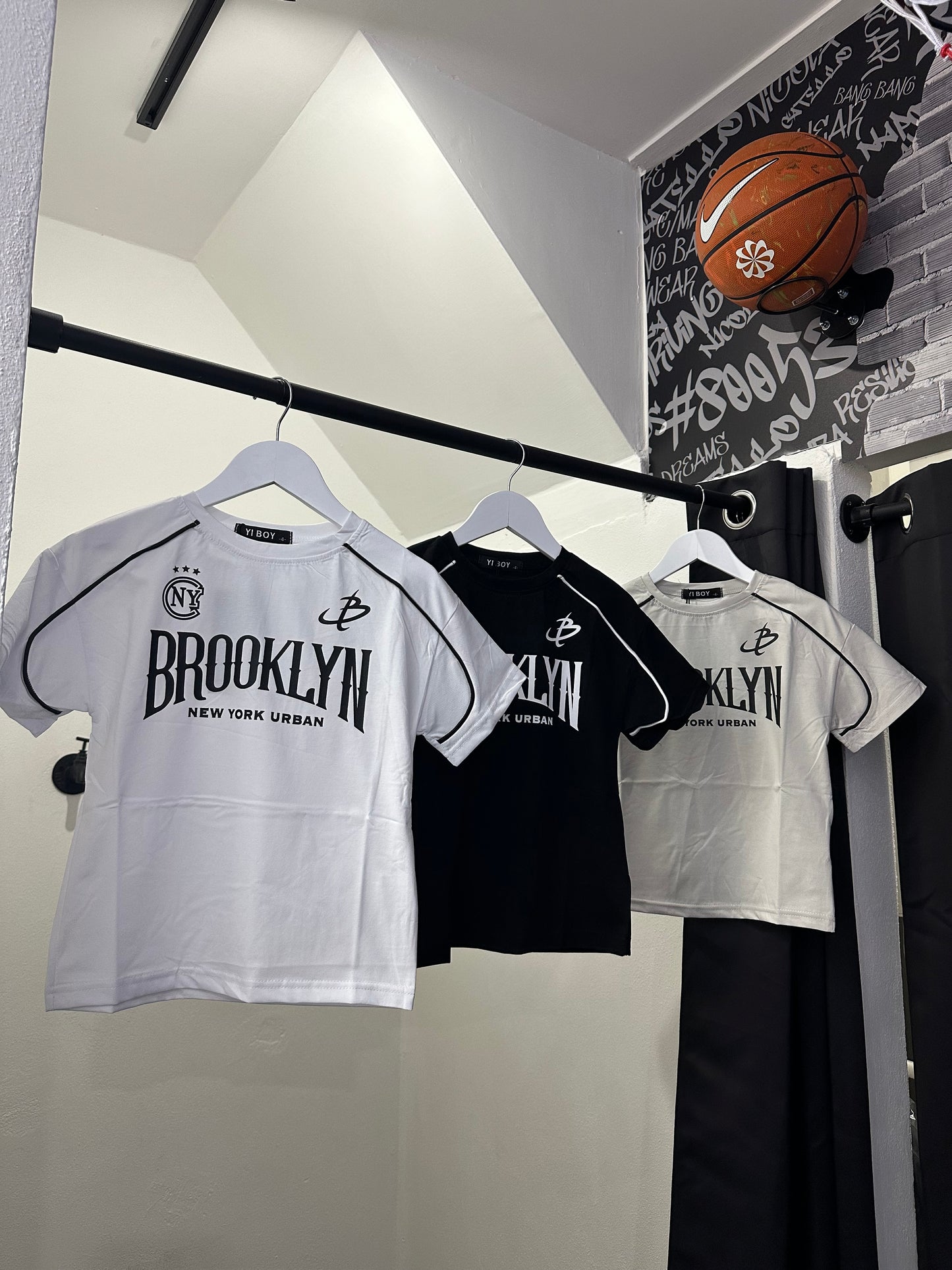 t-shirt Brooklyn nera