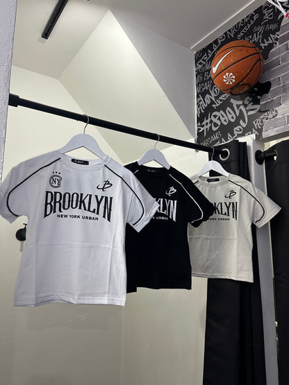 t-shirt Brooklyn nera