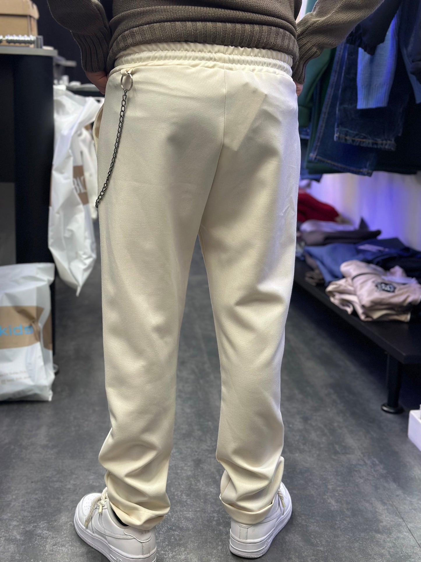 PANTALONE PANNA