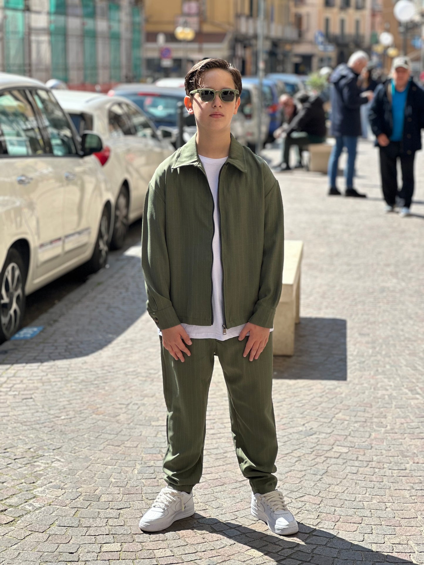 COORDINATO GESSATO MILITARE