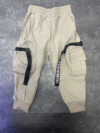 PANTALONE CARGO TUTA BEIGE