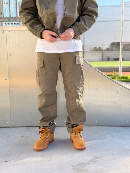 COORDINATO CROP VERDE MILITARE