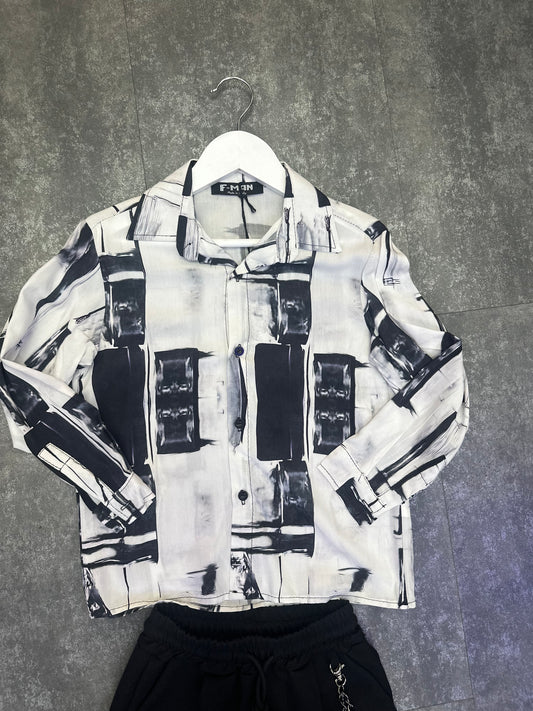 CAMICIA A FANTASIA IN VISCOSA