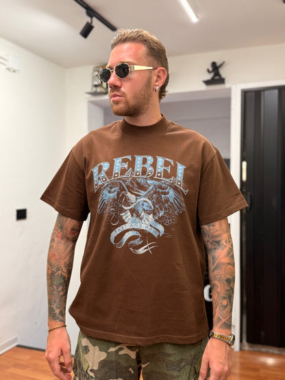 T-SHIRT PREMIUM LABEL MORO