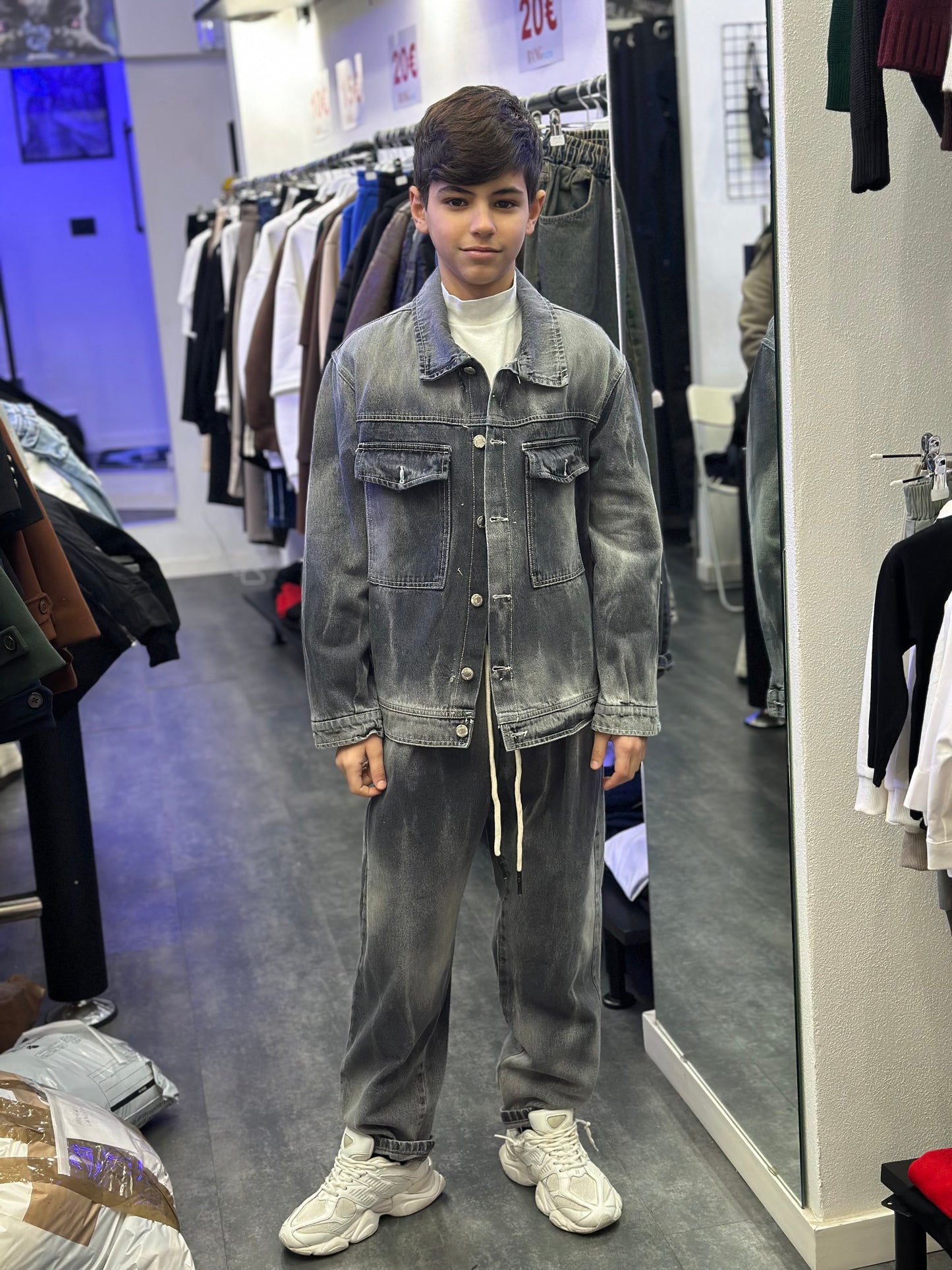 COORDINATO JEANS SFUMATO