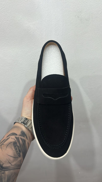 MOCASSINO SNEAKERS NERO