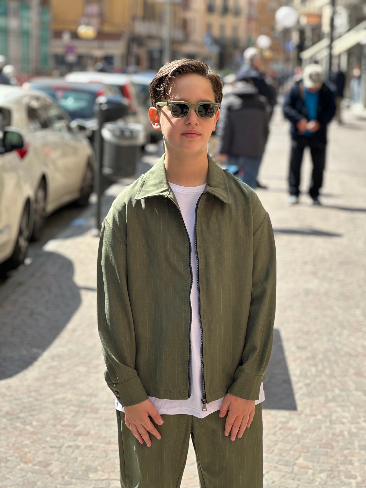 COORDINATO GESSATO MILITARE