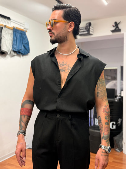 COORDINATO TOKYO IN LINO NERO