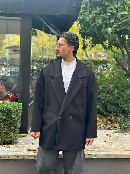 CAPPOTTO OVER SIZE NERO