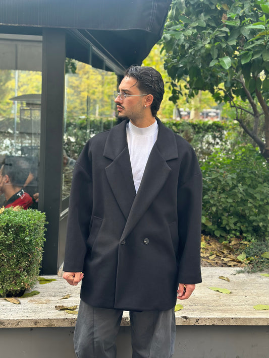 CAPPOTTO OVER SIZE NERO
