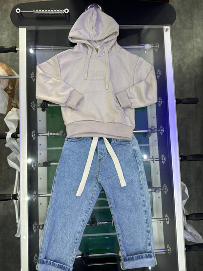 FELPA GARZATA BEIGE