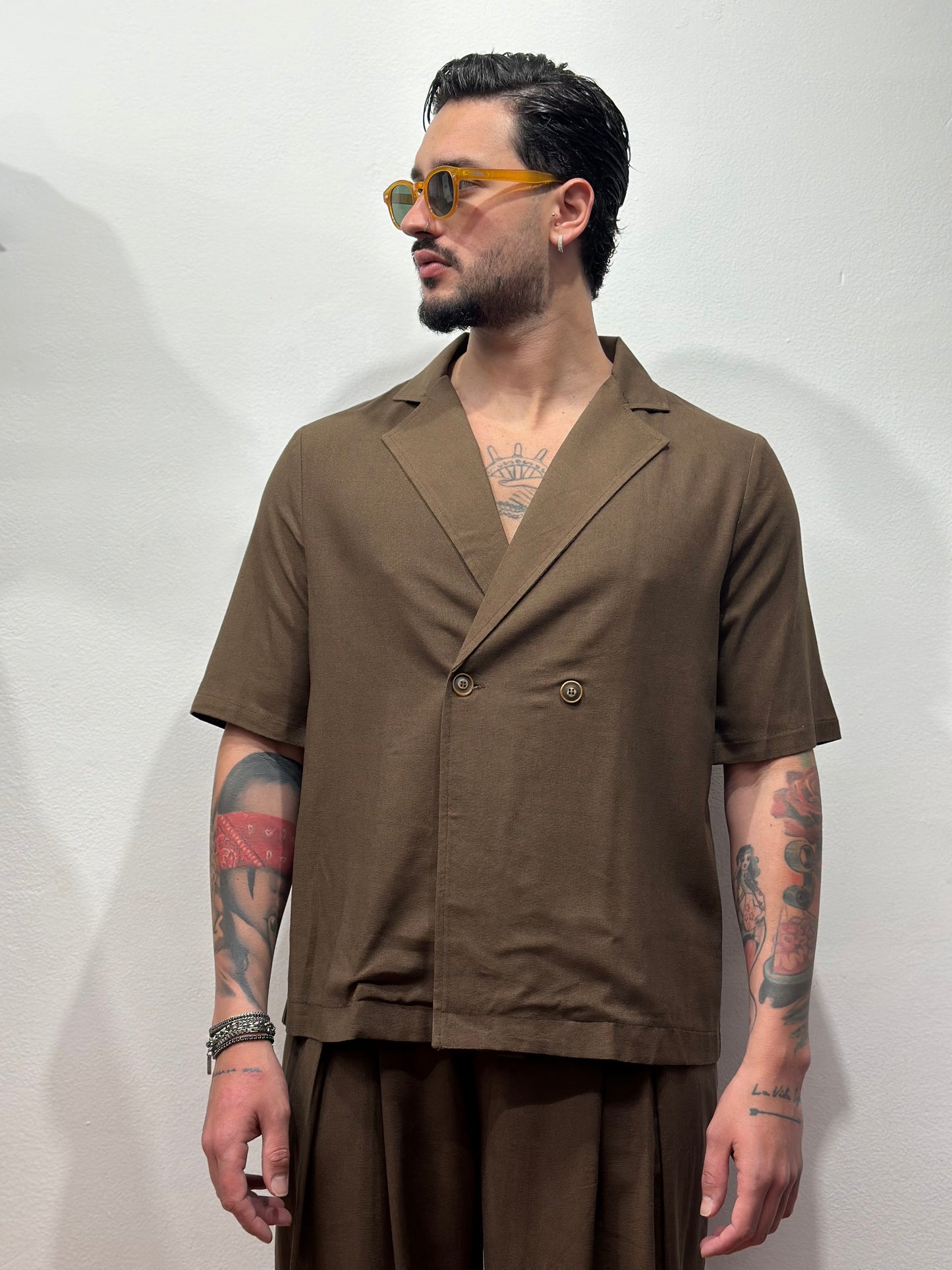 COORDINATO CAPRI IN LINO MORO