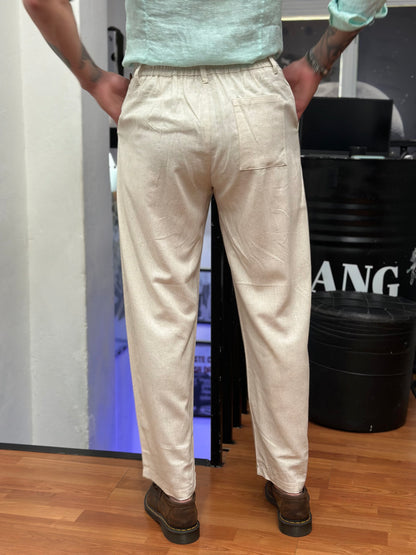 JAPANE PENCE BEIGE IN LINO