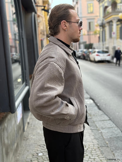 GIUBBOTTO CROP BIG ZIP