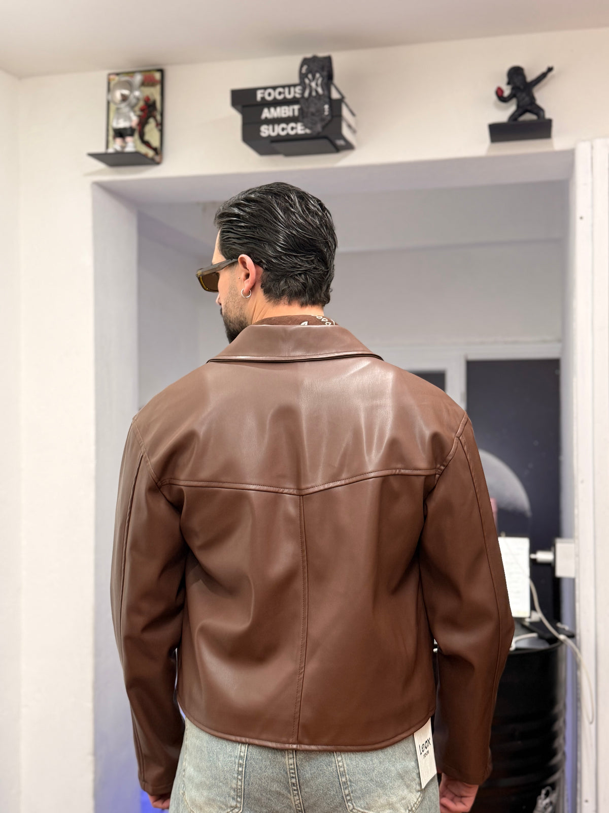 JACKET CROP MORO