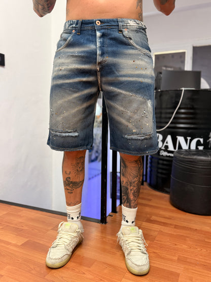 SHORT CIANOTIC BLU SABBIATO