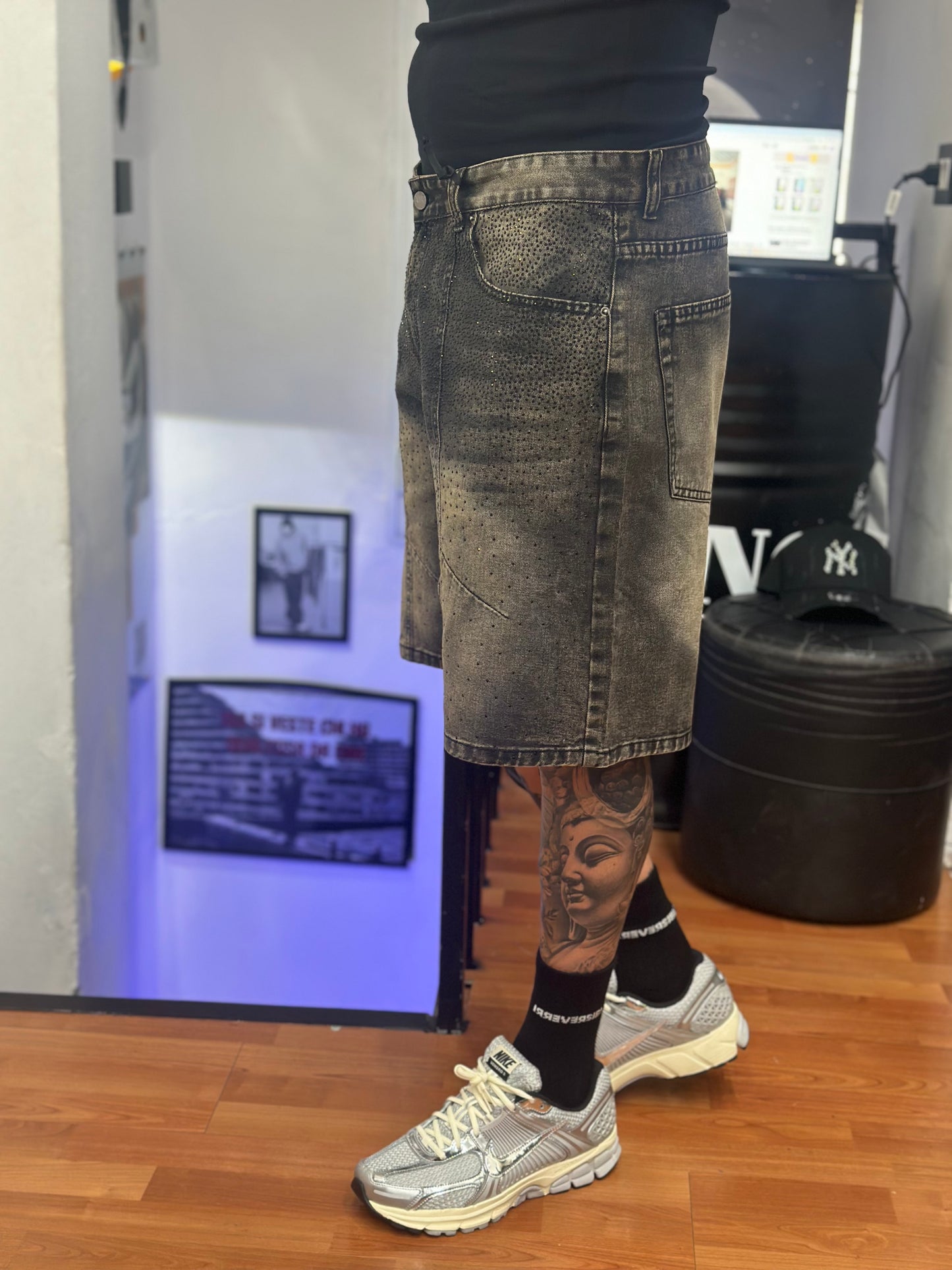 SHORT SABBIATO DIAMOND