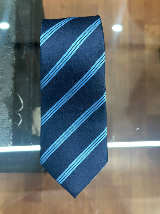 CRAVATTA VINTAGE BLU