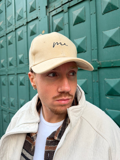 BERRETTO IN PANNO BEIGE