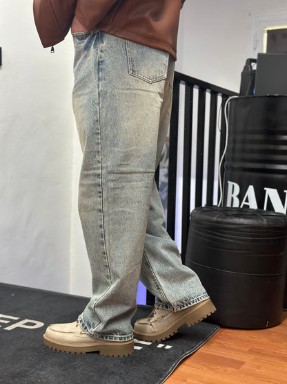 JEANS BAGGY GHIACCIO