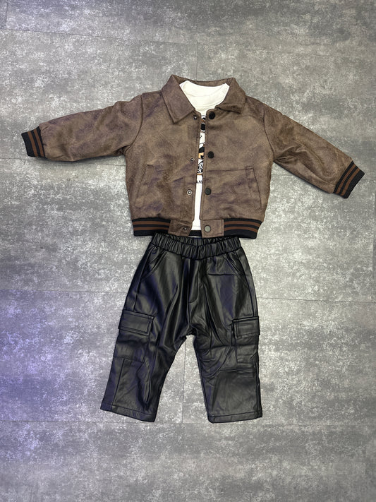 COORDINATO IN ECOPELLE