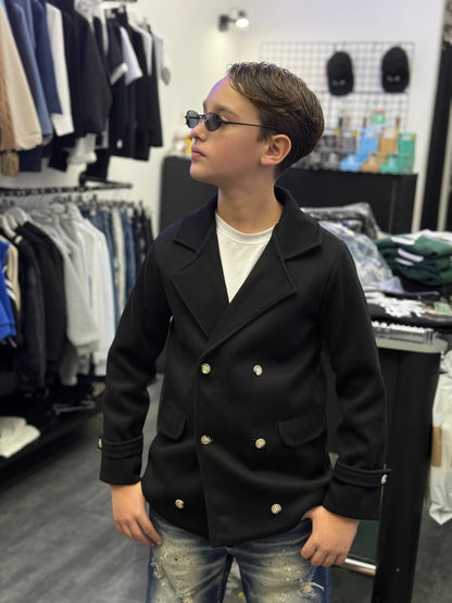 CAPPOTTO DOPPIO PETTO NERO