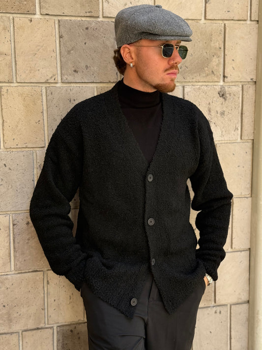 CARDIGAN TEDDY BLACK