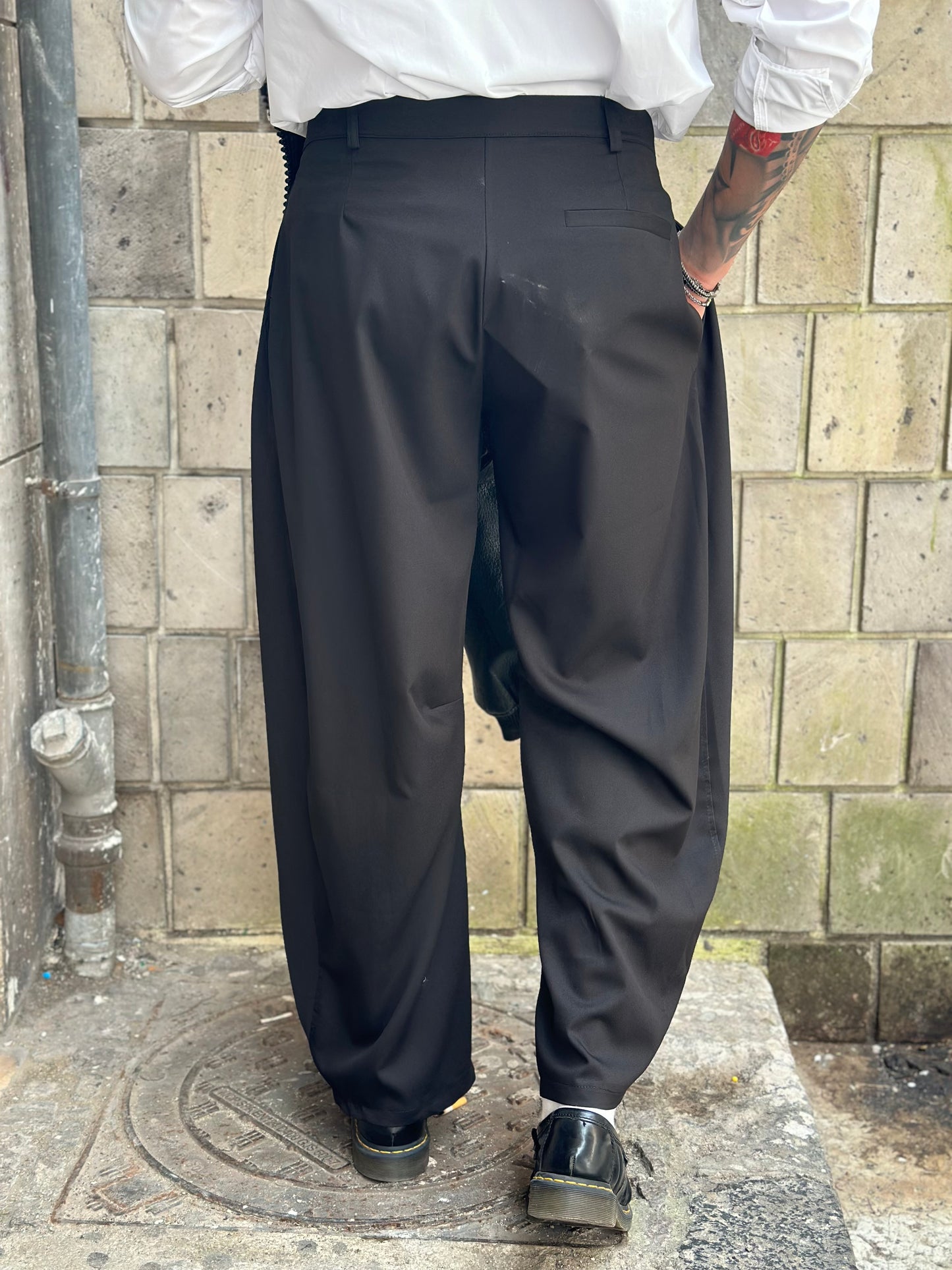 JAPANE PENCE DOPPIA ABBOTTONATURA NERO