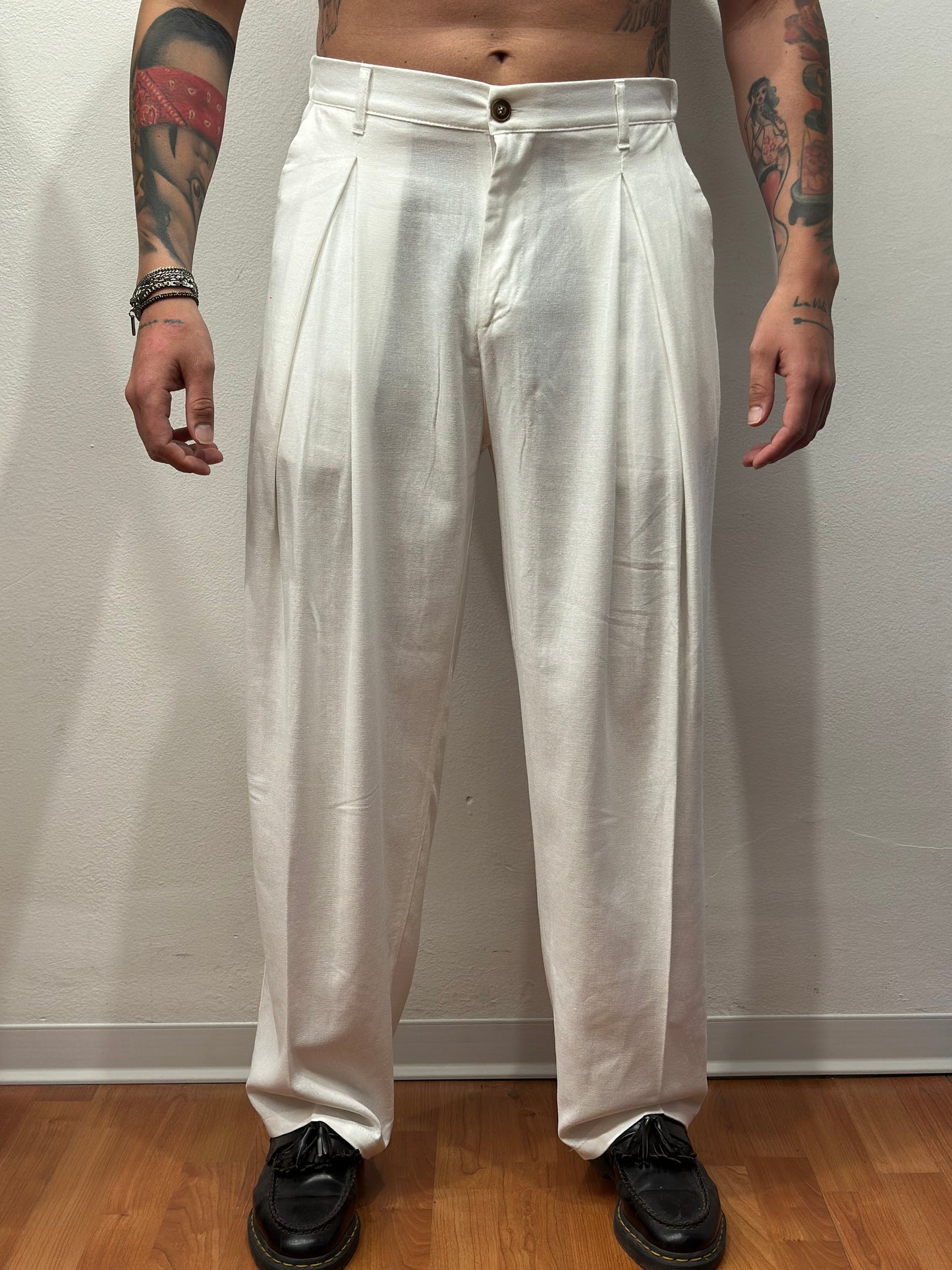 COORDINATO CAPRI IN LINO BIANCO