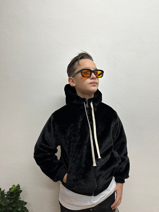 GIUBBOTTO TEDDY NERO