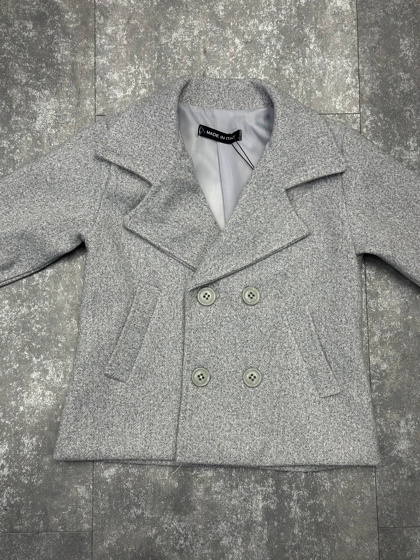 CAPPOTTO DOPPIO PETTO GRIGIO