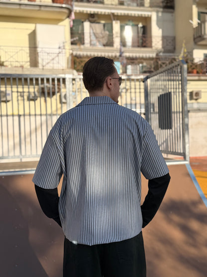 CAMICIA DOUBLE SKATE BLACK