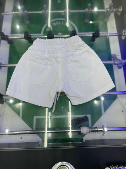 BERMUDA JEANS BIANCO