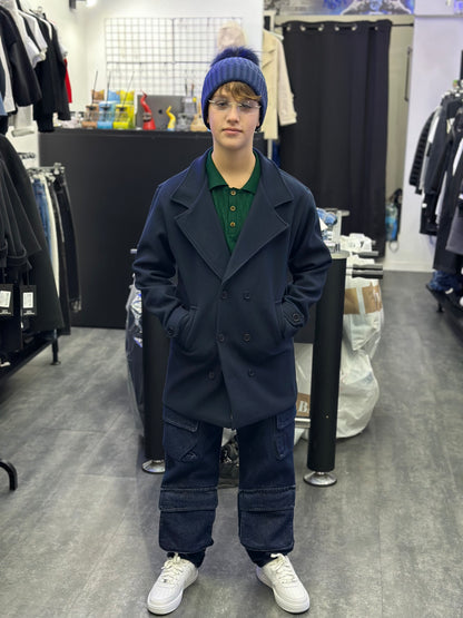 CAPPOTTO DOPPIO PETTO BLU