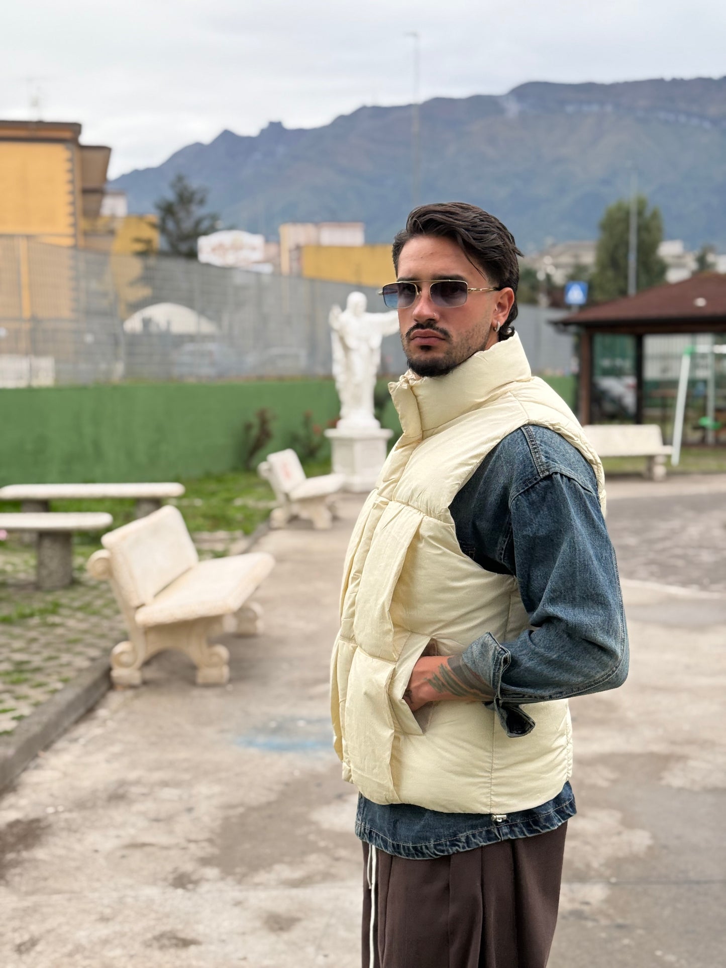 SMANICATO BOMBER PANNA