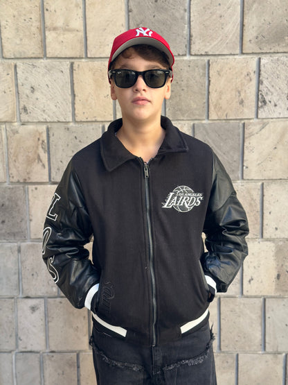 GIUBBOTTO COLLAGE NERO