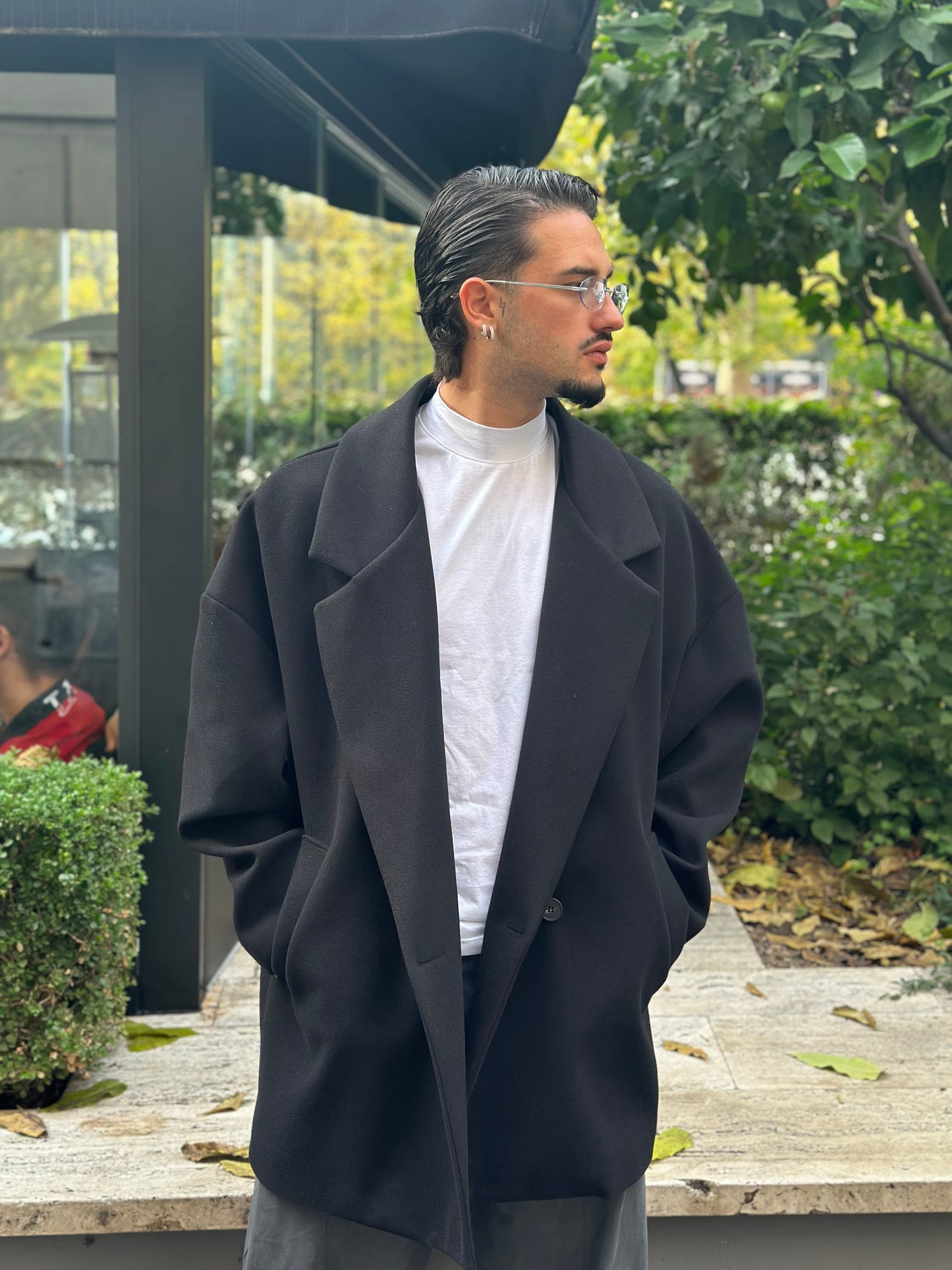 CAPPOTTO OVER SIZE NERO