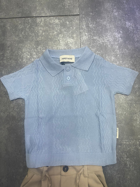 POLO IN FILO CELESTE