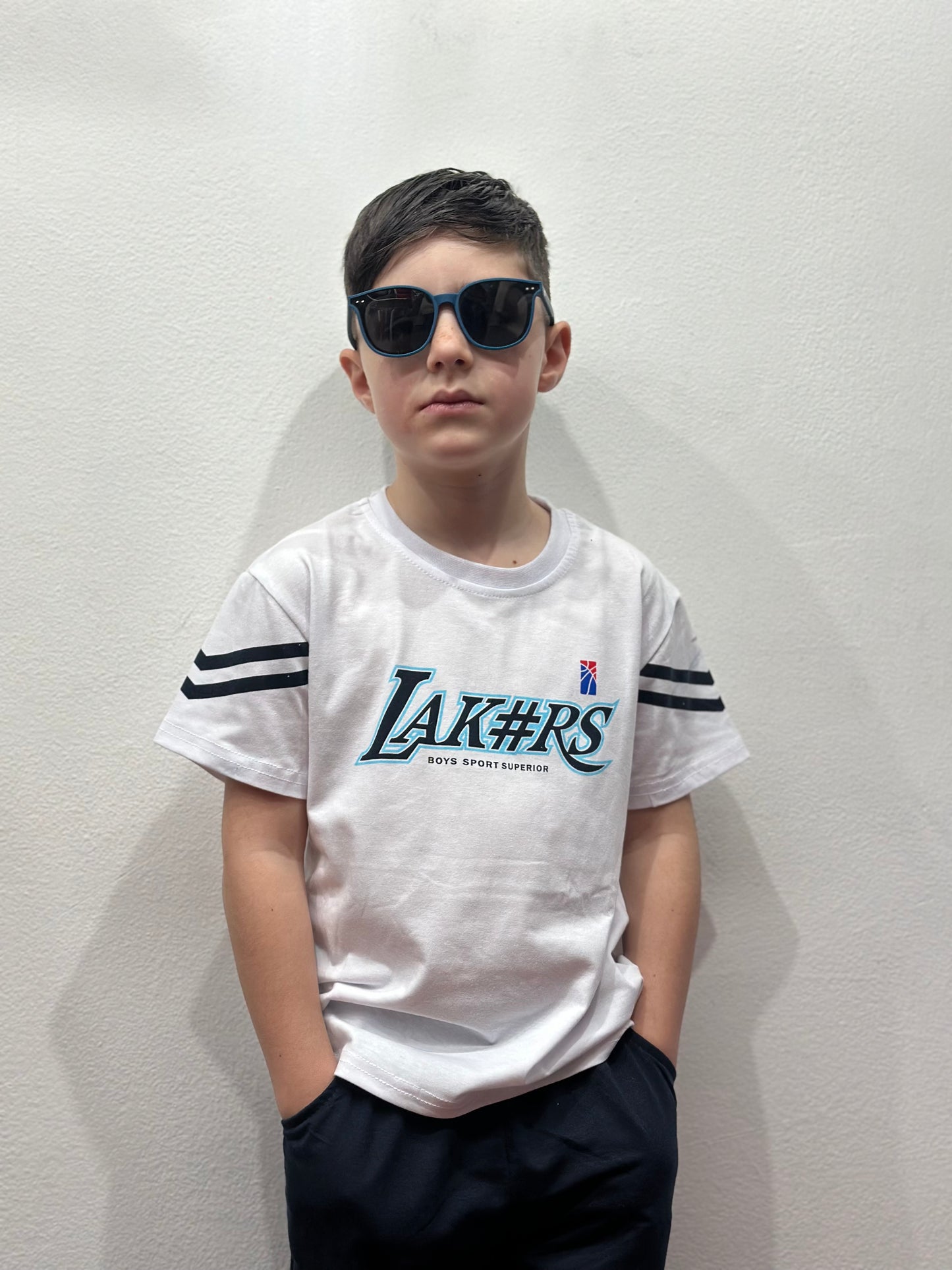 COORDINATO LAKERS BIANCO