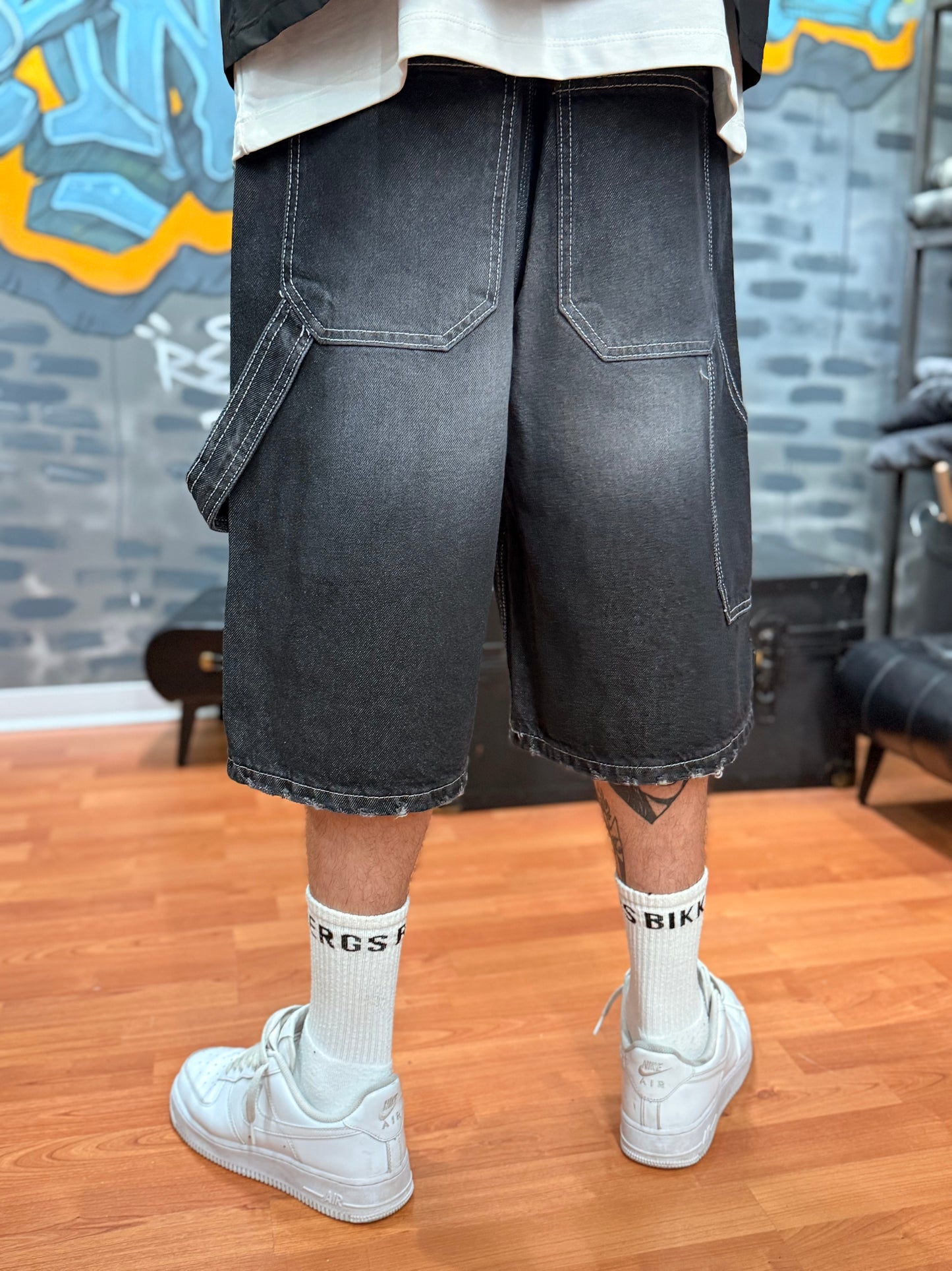 SHORT JEANS BLACK